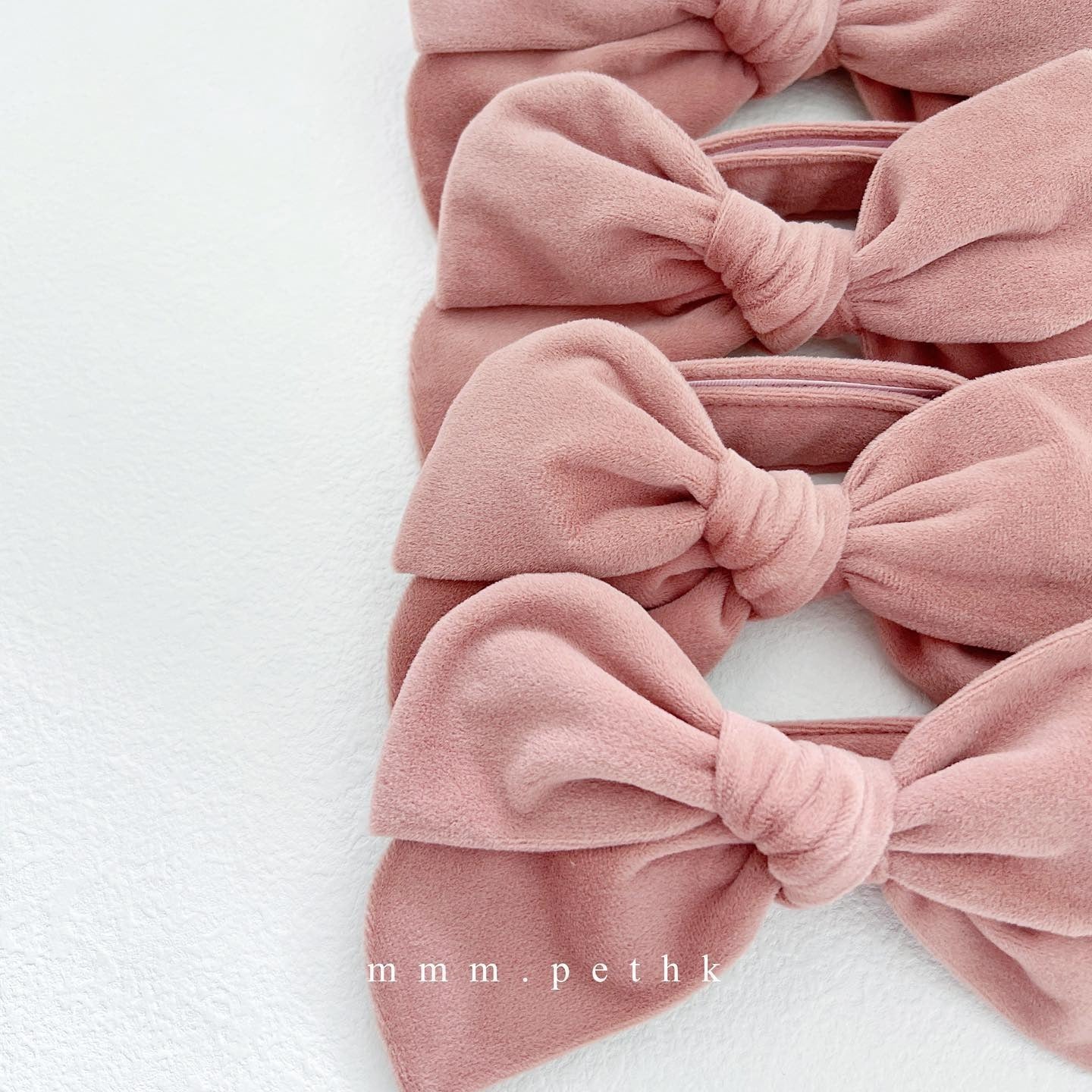 Terracotta Velvet Bows