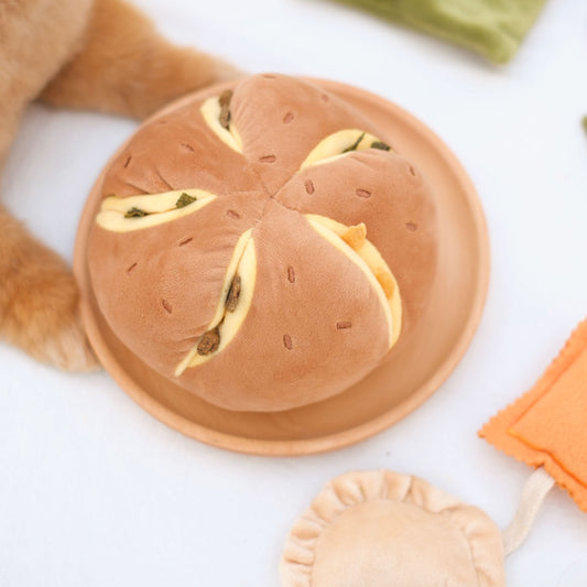 CHEESY BREAD // nosework toy