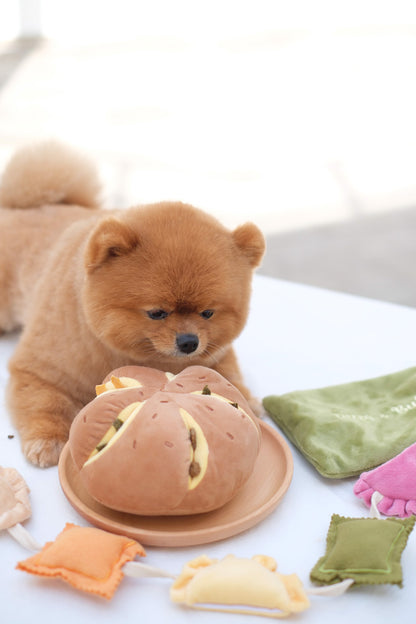 CHEESY BREAD // nosework toy
