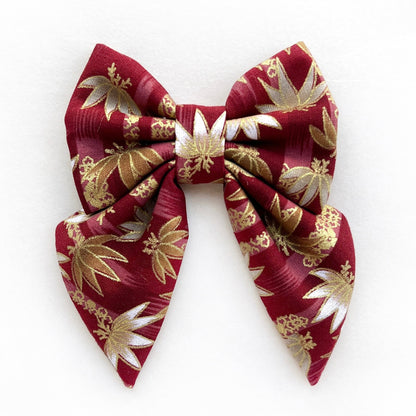 BAMBOO CHIKURIN RED // bow
