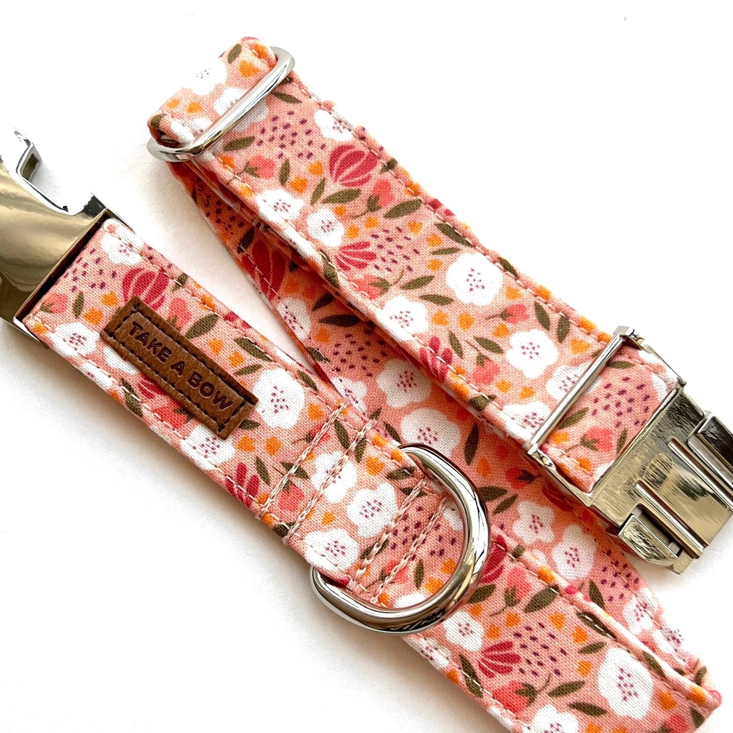 PEACH CAMELLIA // collar