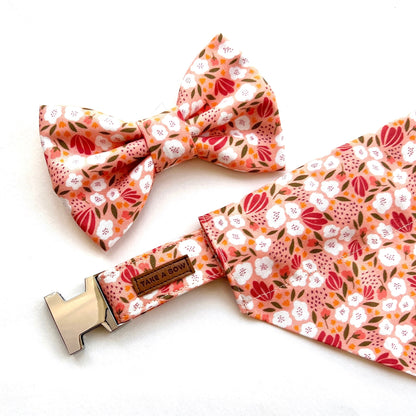 PEACH CAMELLIA // collar