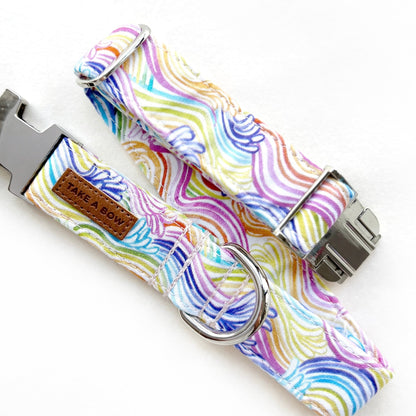 RAINBOW WAVES // collar