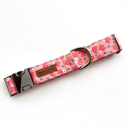 FLOWER POWER PINK // collar