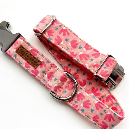 FLOWER POWER PINK // collar