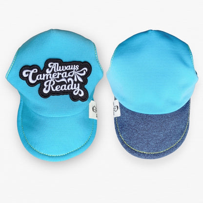 Oceana Blue x Blueberry Blue // dog hat