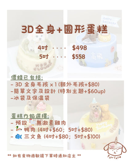 3D FULL BODY CAKE // pet cake