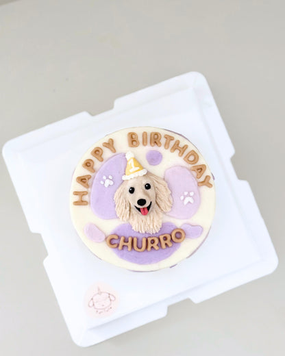 2D ILLUSTRATED CAKE // pet cake