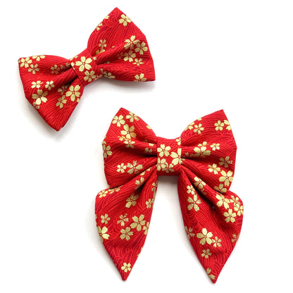 KIMONO RED // bow