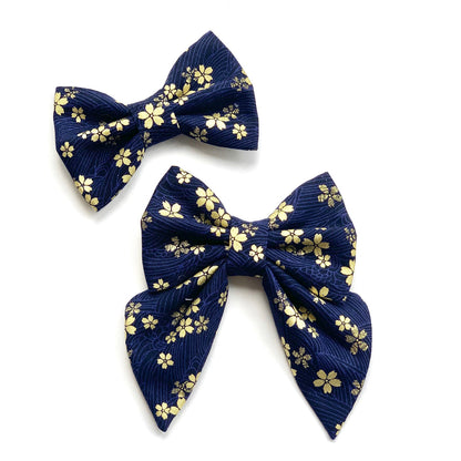 KIMONO BLUE // bow
