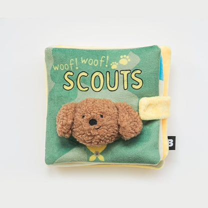 WOOF WOOF SCOUT // nosework book toy