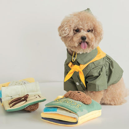 WOOF WOOF SCOUT // nosework book toy